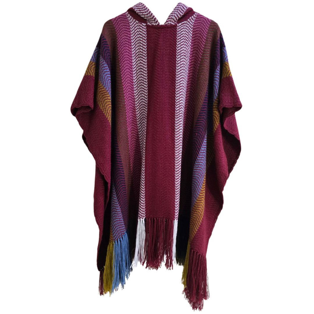 PONCHO MONTAÑA SIETE COLORES